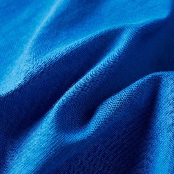 T-shirt de manga comprida para criança azul-cobalto 140 - Image 7
