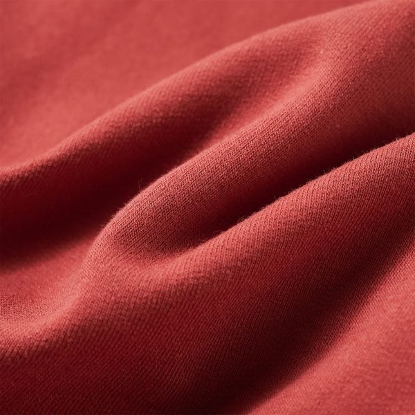 Sweatshirt infantil com capuz vermelho-queimado 92 - Image 7