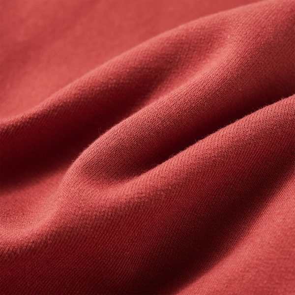 Sweatshirt infantil com capuz vermelho-queimado 104 - Image 7