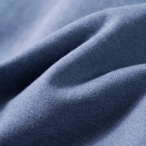 Sweatshirt para criança com capuz azul mesclado 140 - Image 7
