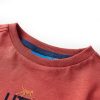 T-shirt de manga comprida para criança vermelho queimado 104 - Image 3