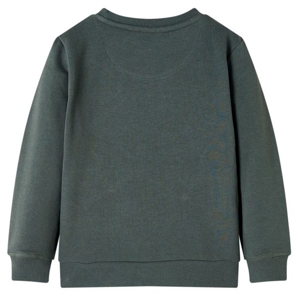 Sweatshirt para criança cor caqui-escuro 116 - Image 2