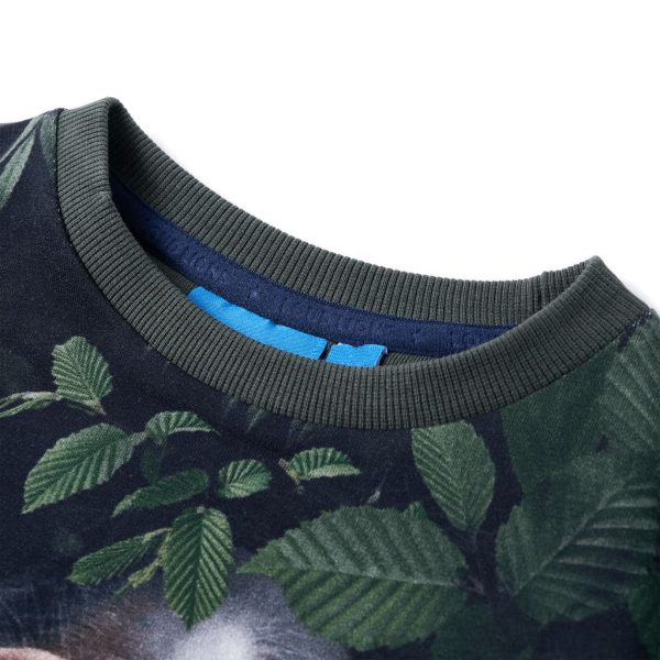 Sweatshirt para criança cor caqui-escuro 116 - Image 3