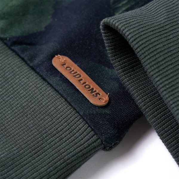 Sweatshirt para criança cor caqui-escuro 116 - Image 5