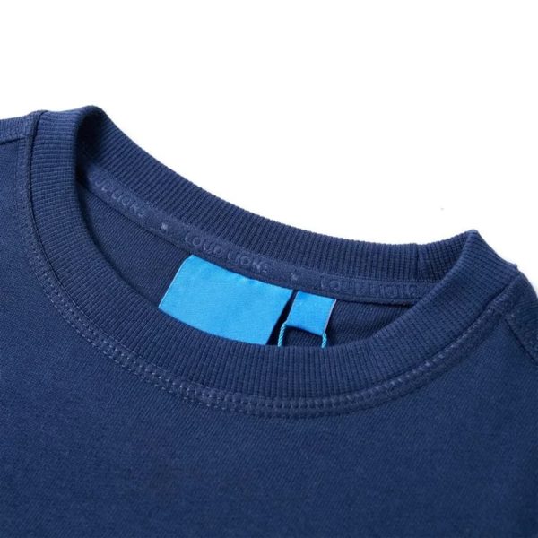 Sweatshirt para criança azul-marinho 92 - Image 3