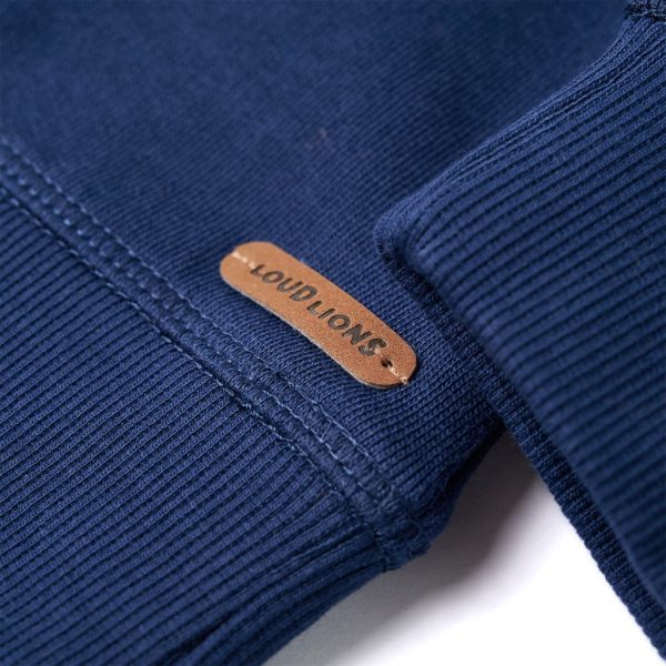 Sweatshirt para criança azul-marinho 140 - Image 5