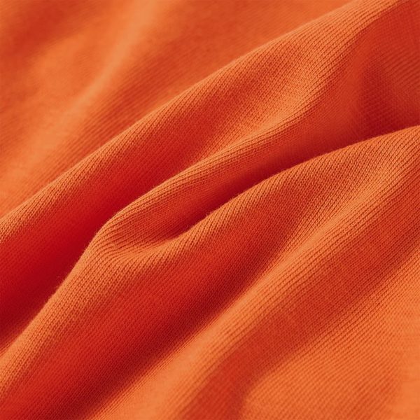 T-shirt de manga comprida para criança laranja-escuro 140 - Image 7