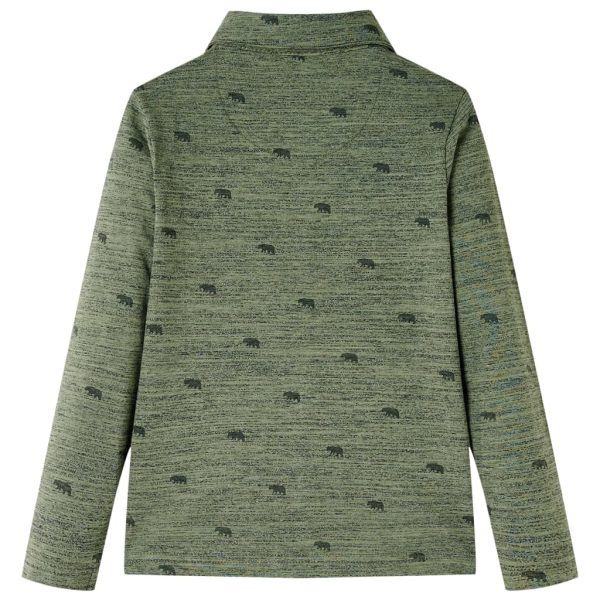 Camisa de criança caqui mesclado 128 - Image 2