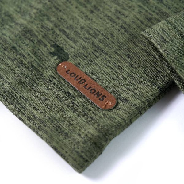 Camisa de criança caqui mesclado 128 - Image 6