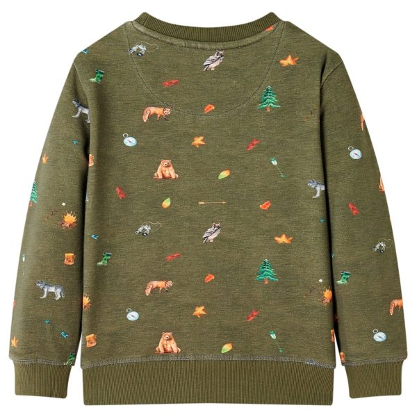 Sweatshirt para criança cor caqui 128 - Image 2