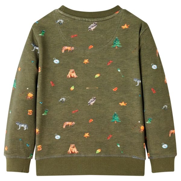 Sweatshirt para criança cor caqui 140 - Image 2