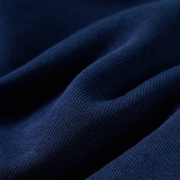 Sweatshirt infantil com capuz azul-marinho 104 - Image 7