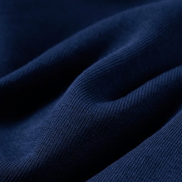 Sweatshirt infantil com capuz azul-marinho 116 - Image 7