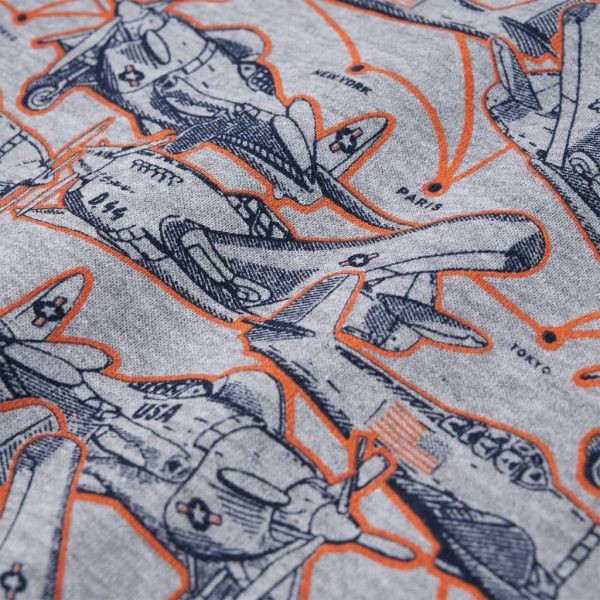 Sweatshirt para criança cinzento mesclado 92 - Image 4