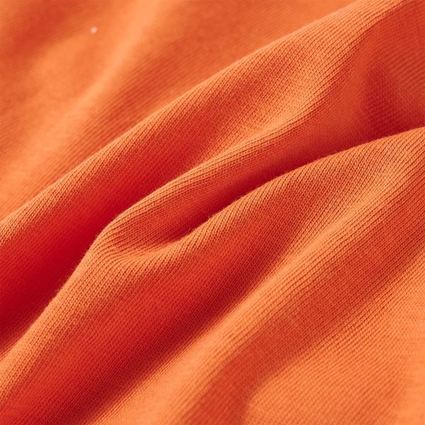T-shirt de manga comprida para criança laranja-escuro 104 - Image 7