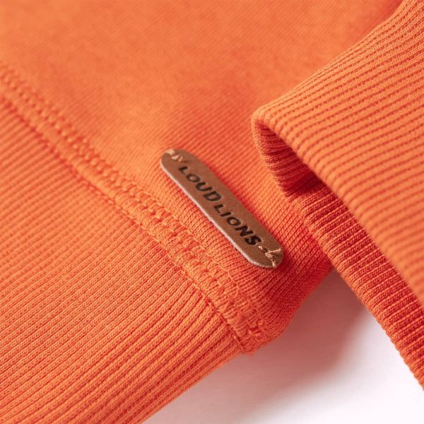 Sweatshirt para criança laranja-escuro 92 - Image 6