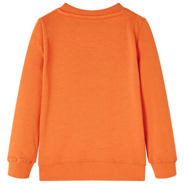 Sweatshirt para criança laranja-escuro 128 - Image 2