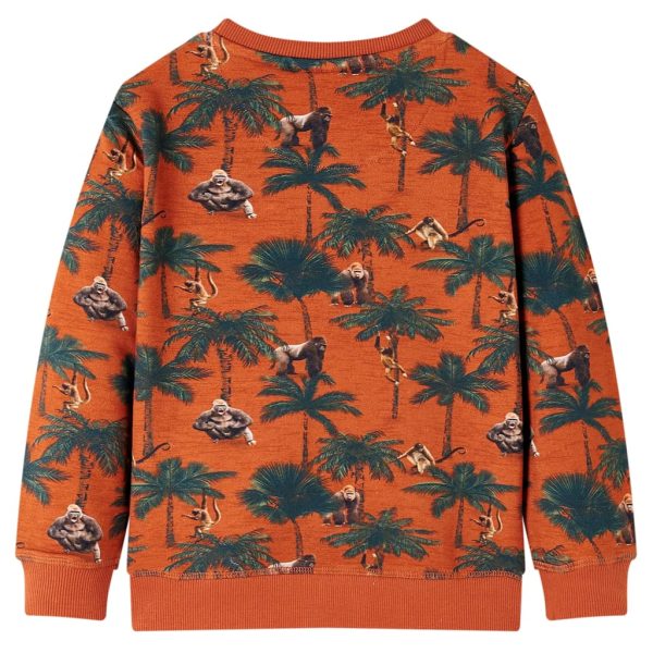 Sweatshirt para criança cor ferrugem-claro 104 - Image 2