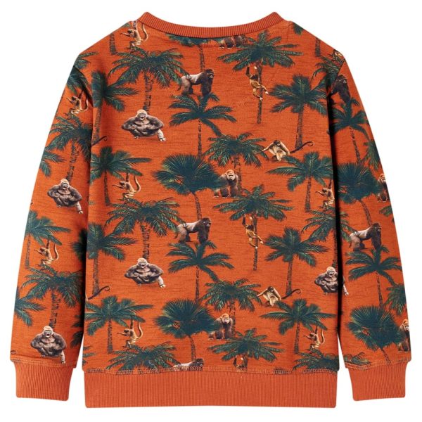 Sweatshirt para criança cor ferrugem-claro 140 - Image 2