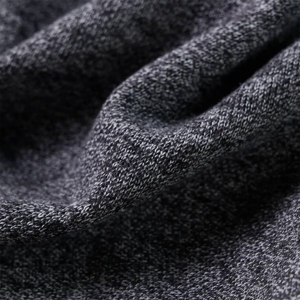 Sweatshirt para criança com capuz e fecho cinzento mesclado 140 - Image 7