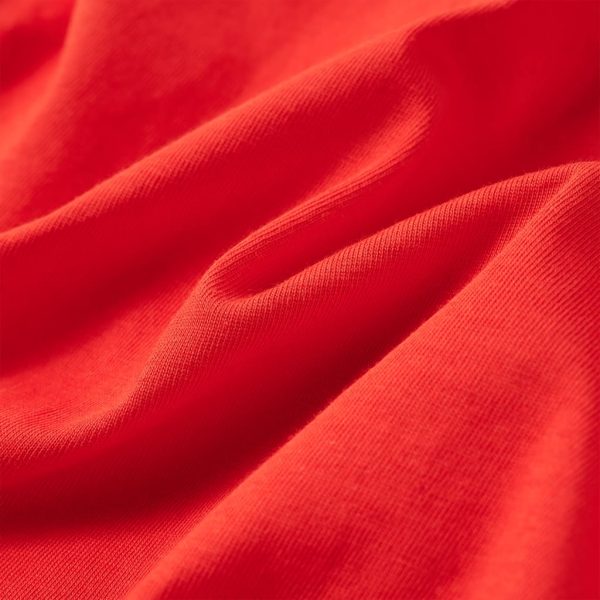 T-shirt de manga comprida para criança vermelho 116 - Image 7