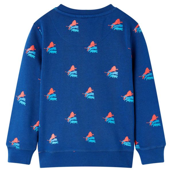 Sweatshirt para criança azul-escuro 92 - Image 2