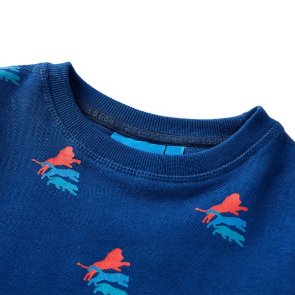 Sweatshirt para criança azul-escuro 92 - Image 3