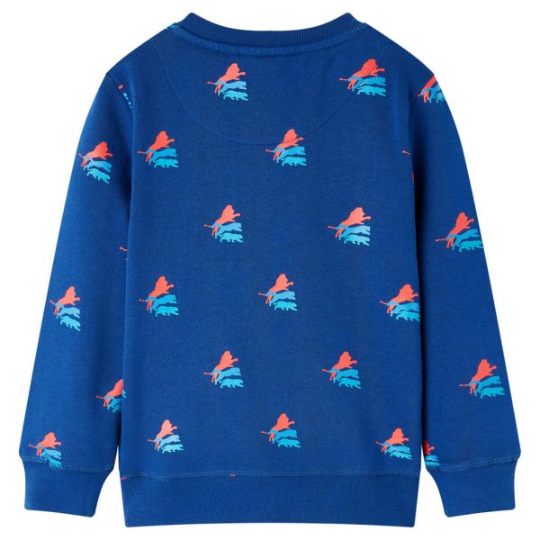 Sweatshirt para criança azul-escuro 104 - Image 2