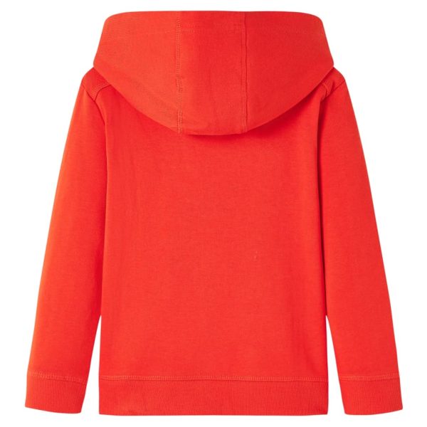 Sweatshirt para criança com capuz vermelho 128 - Image 2