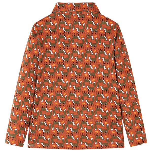 Camisa para criança cor ferrugem-claro 92 - Image 2