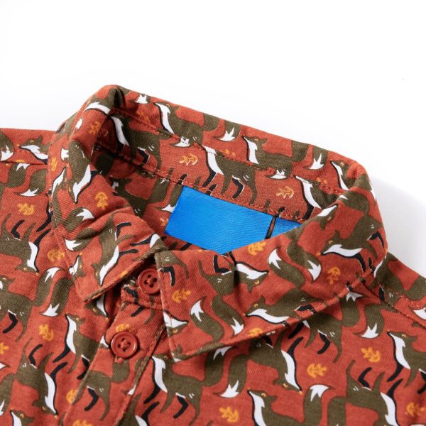 Camisa para criança cor ferrugem-claro 104 - Image 3