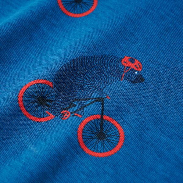 Pijama de manga comprida para criança azul-petróleo 92 - Image 11
