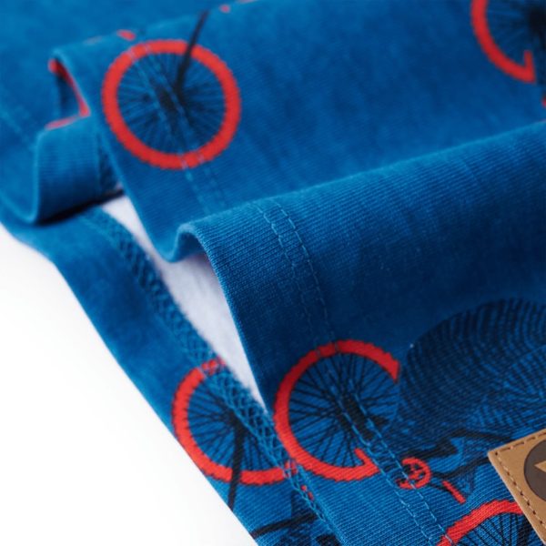 Pijama de manga comprida para criança azul-petróleo 92 - Image 12