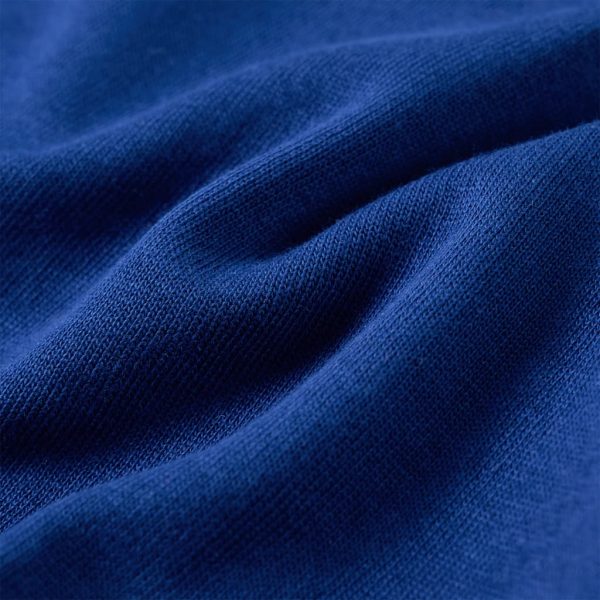 Sweatshirt para criança com capuz azul-escuro 128 - Image 7