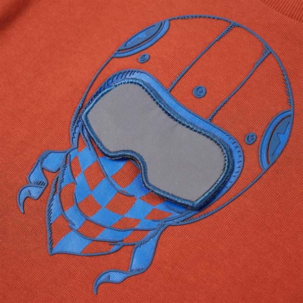 Sweatshirt para criança cor ferrugem-claro 92 - Image 4