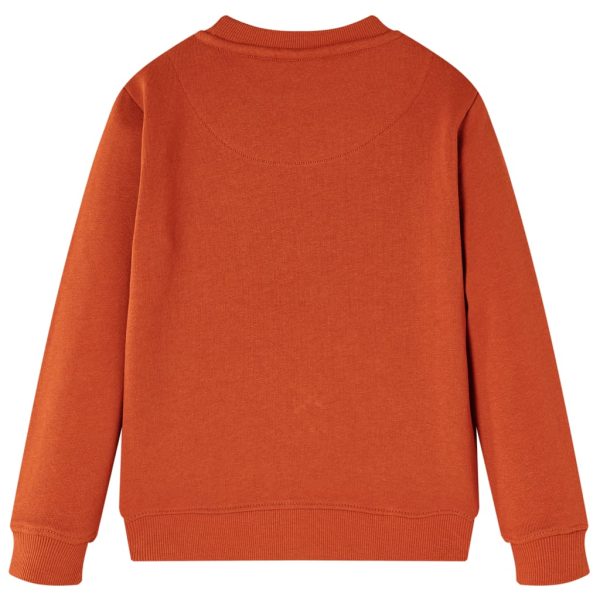 Sweatshirt para criança cor ferrugem-claro 104 - Image 2