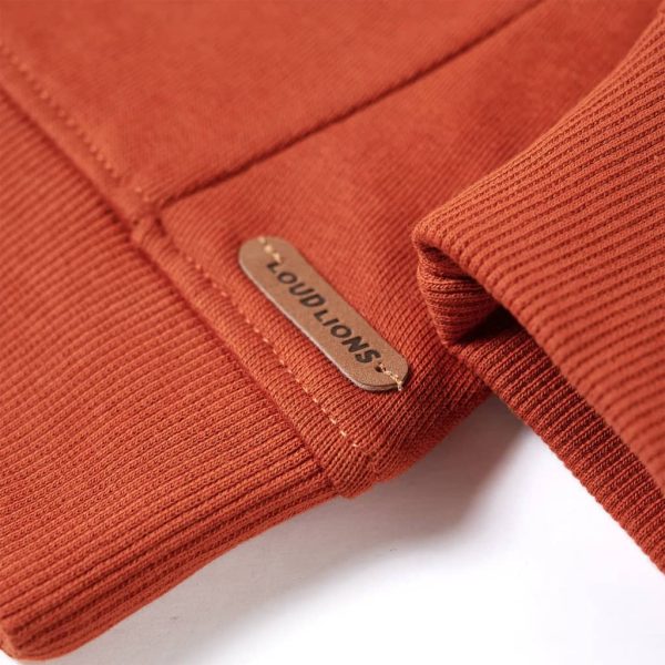 Sweatshirt para criança cor ferrugem-claro 116 - Image 6