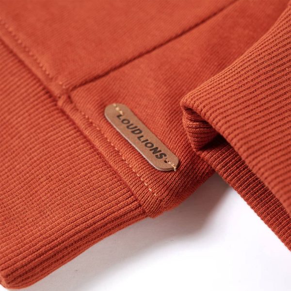 Sweatshirt para criança cor ferrugem-claro 140 - Image 6