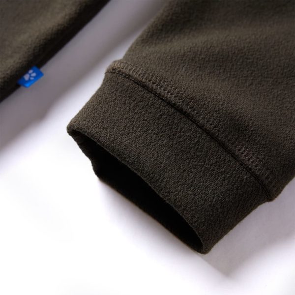Camisola para criança cor caqui-escuro e camel 92 - Image 5