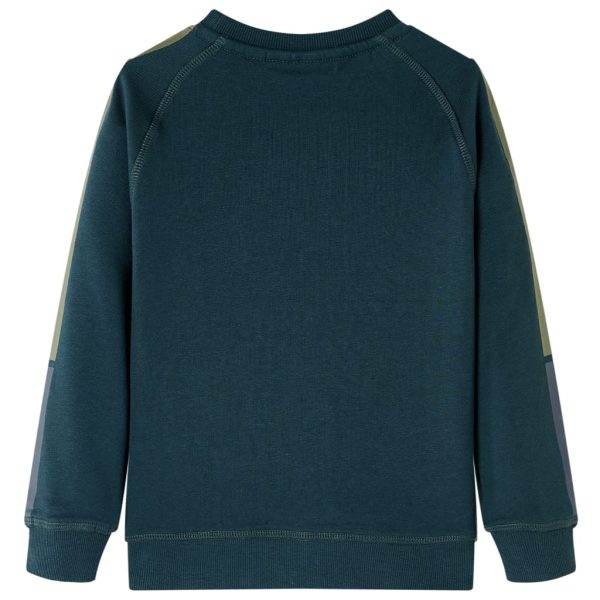 Sweatshirt para criança verde-musgo 116 - Image 2