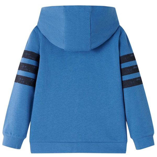 Sweatshirt com capuz para criança azul 104 - Image 2