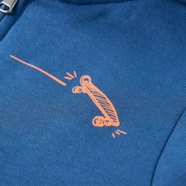 Sweatshirt com capuz para criança azul 140 - Image 4