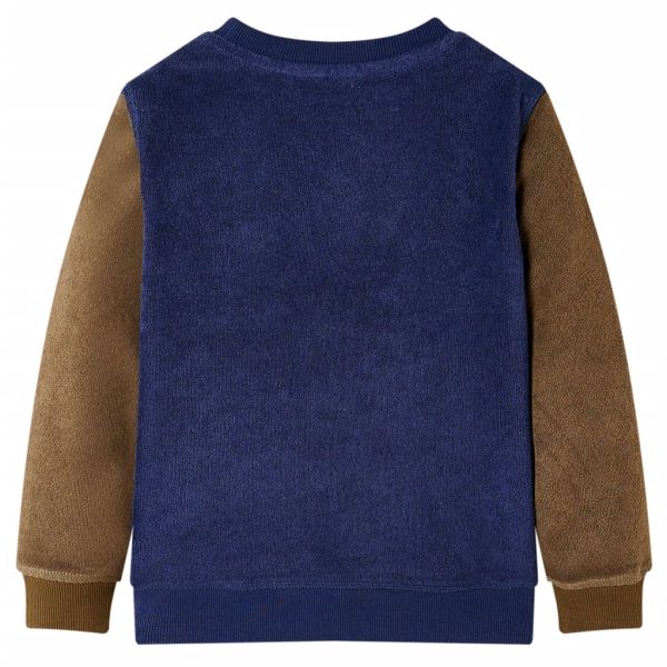 Sweatshirt para criança azul-marinho escuro 140 - Image 2