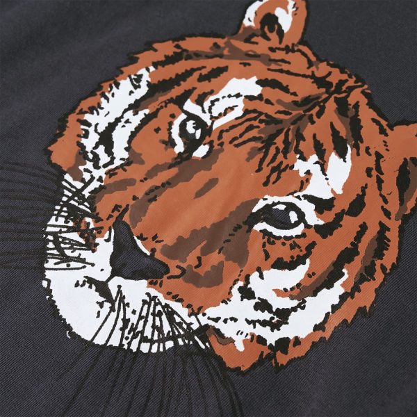 T-shirt de manga comprida para criança antracite 128 - Image 4