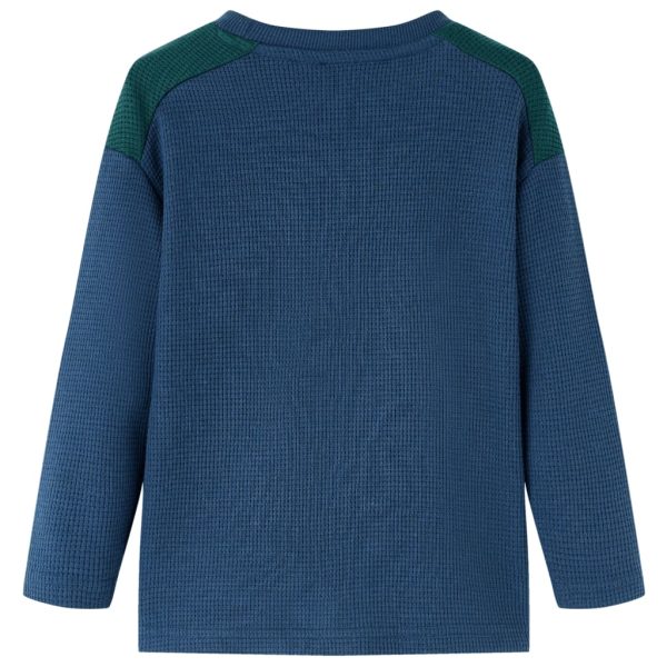 Camisola de malha para criança azul-marinho 116 - Image 2