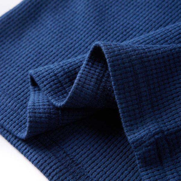 Camisola de malha para criança azul-marinho 128 - Image 6