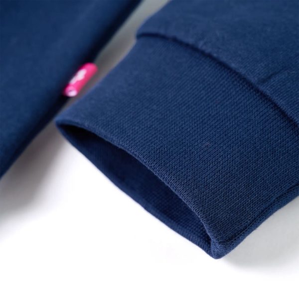 Sweatshirt para criança azul-marinho 92 - Image 5