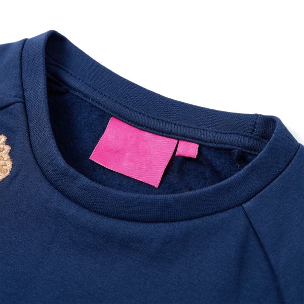 Sweatshirt para criança azul-marinho 116 - Image 3