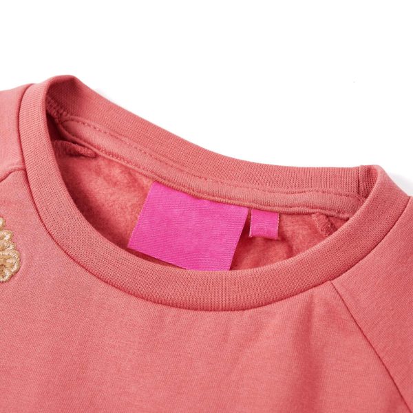 Sweatshirt para criança rosa-velho 92 - Image 3