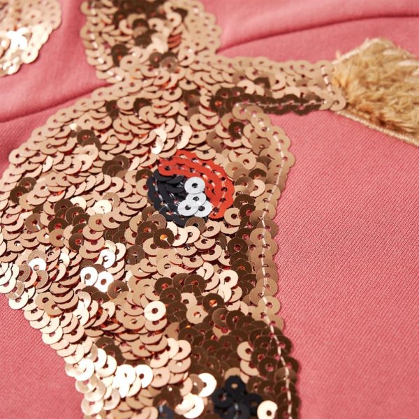 Sweatshirt para criança rosa-velho 92 - Image 4